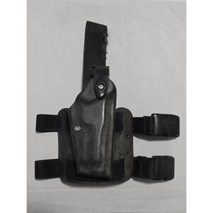 Hard Molded Tactical Drop Leg Handgun Holster Thigh Rig Right Hand
